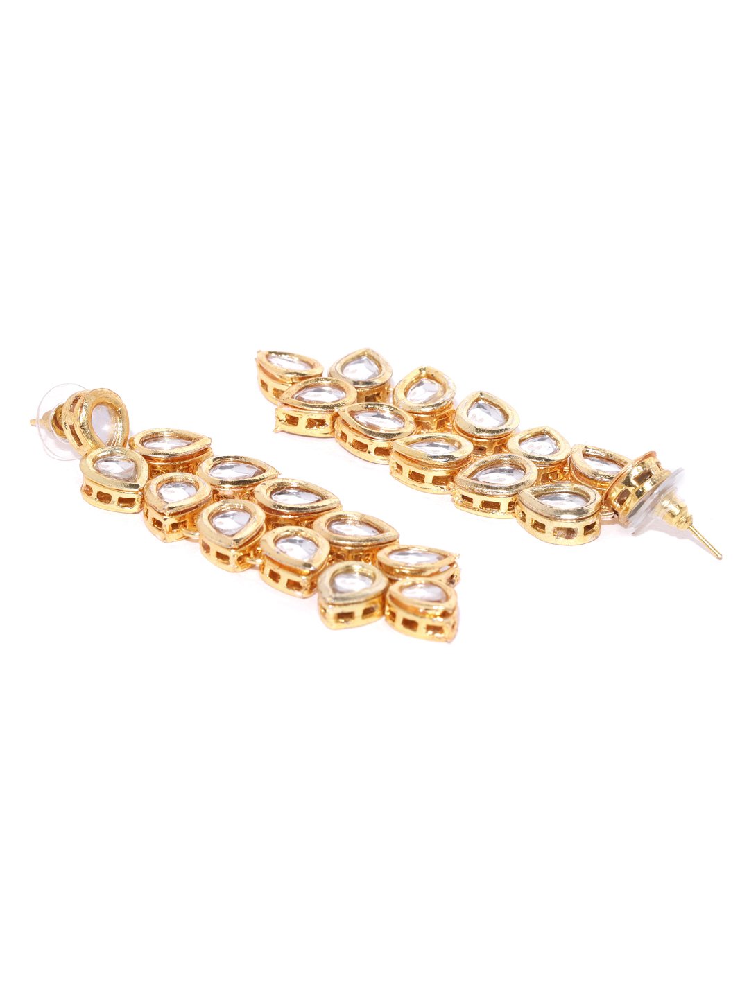 Off-White Kundan & Beaded Multi-Strand Necklace Set