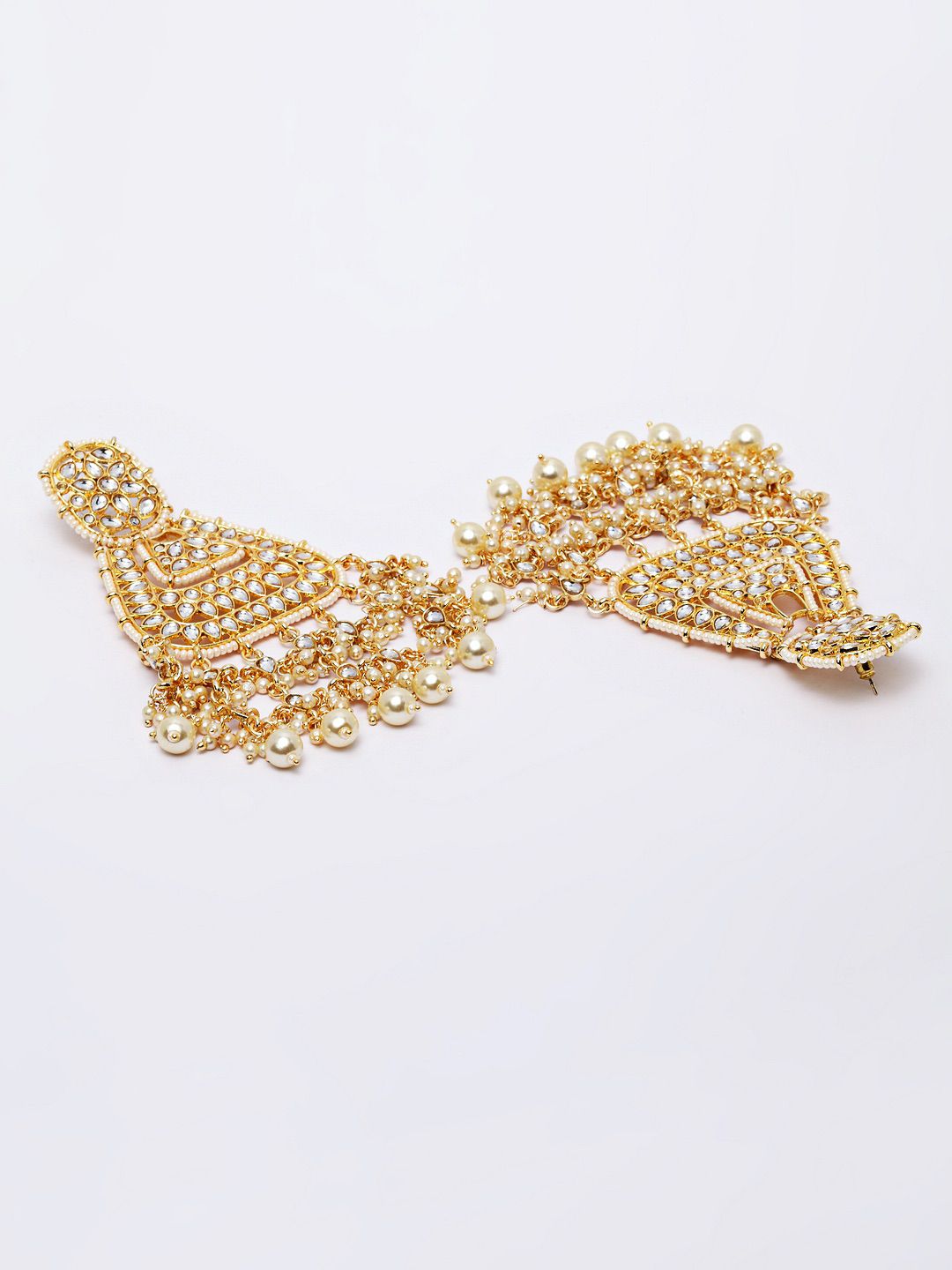 Off-White Gold Toned Drop Earrings