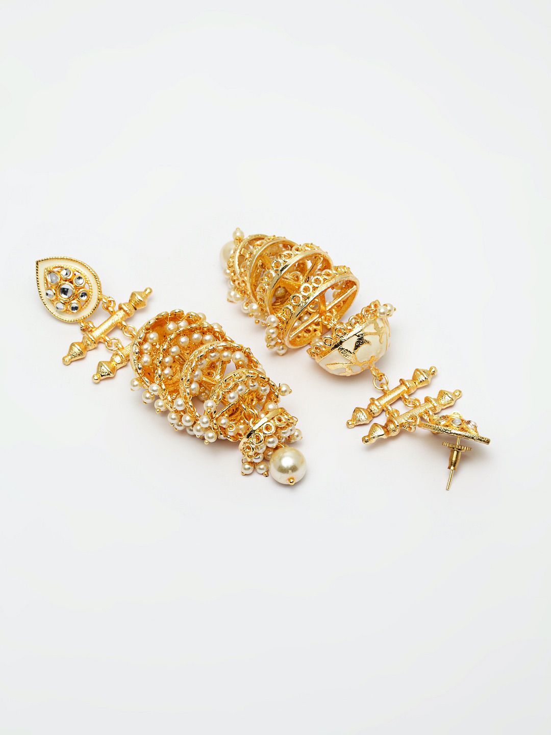 Multi Layer Gold Handcrafted Jhumka