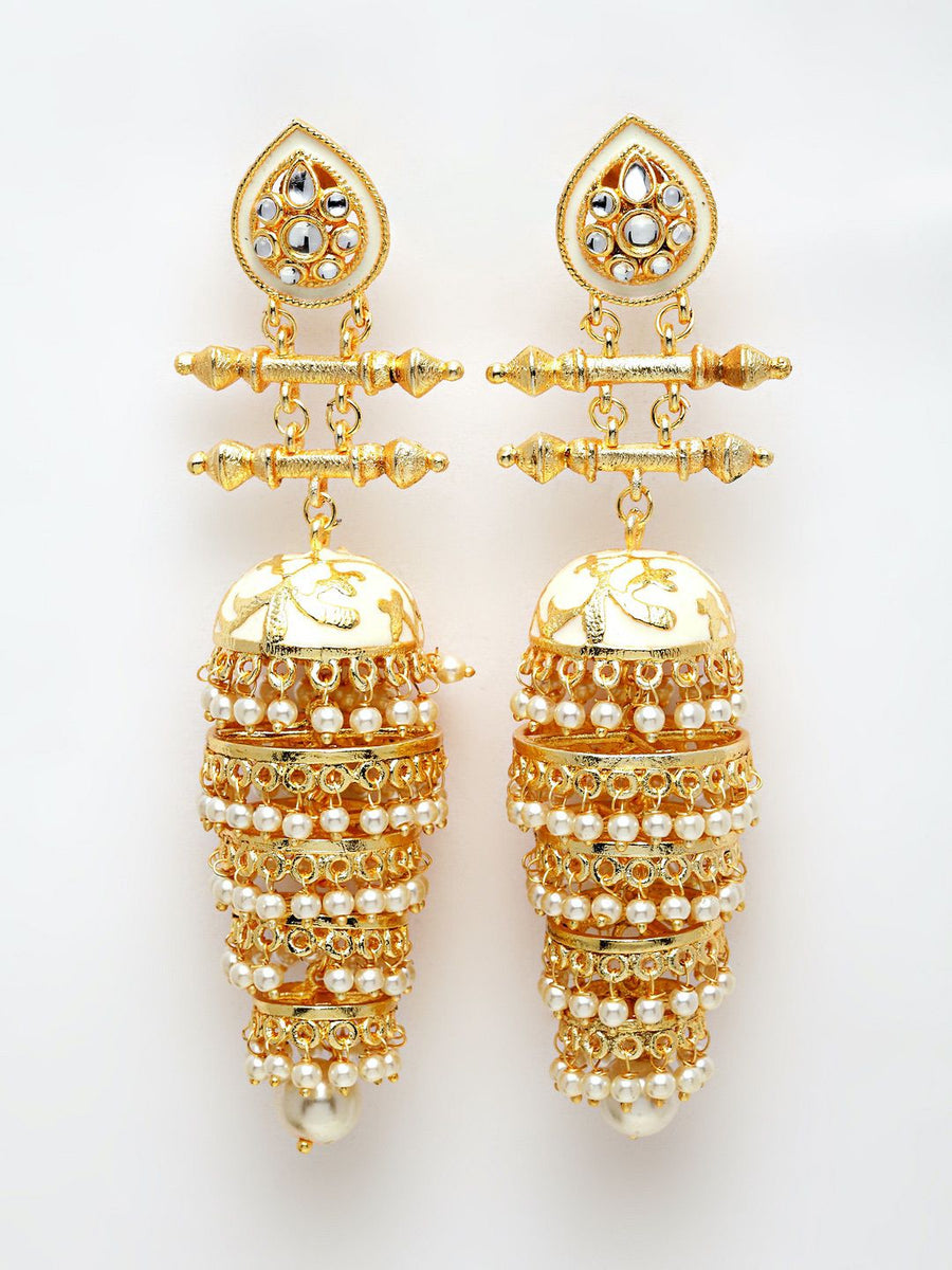 Layered deals jhumka earrings